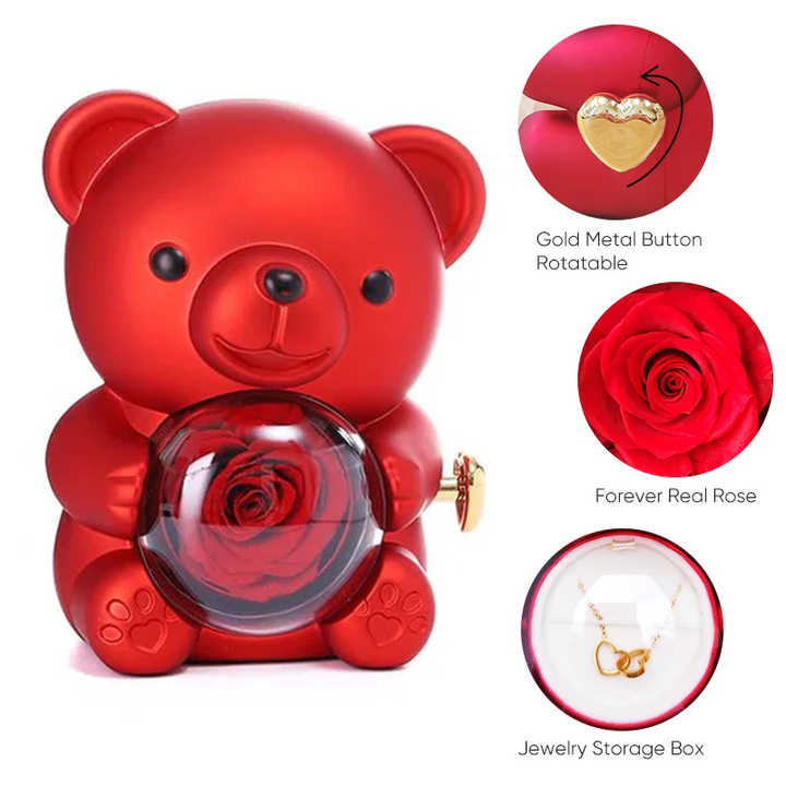 Secret Teddy + kostenlose Halskette – das perfekte Geschenk zum Valentinstag