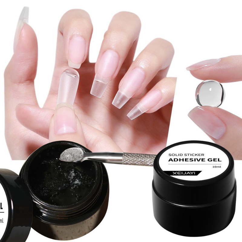 UV Solid Nail Gel Adhesive - Stark, schützend und wasserfest