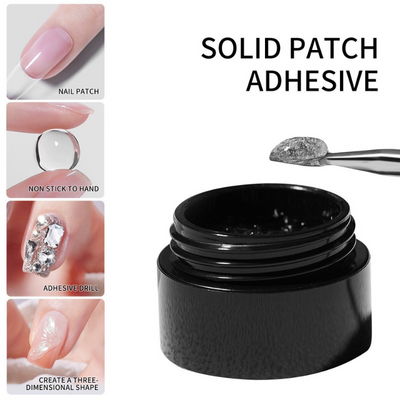 UV Solid Nail Gel Adhesive - Stark, schützend und wasserfest