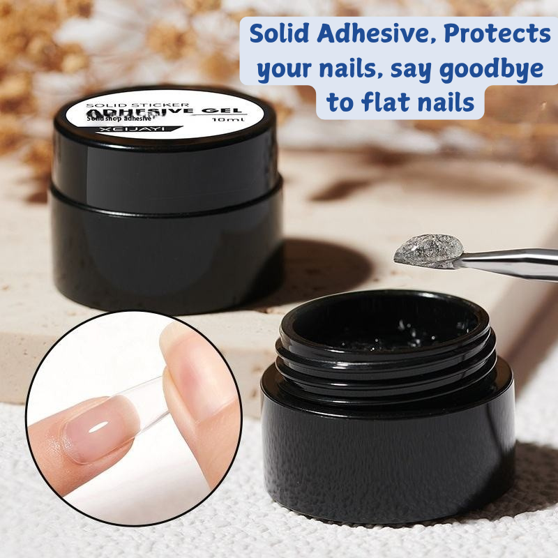 UV Solid Nail Gel Adhesive - Stark, schützend und wasserfest